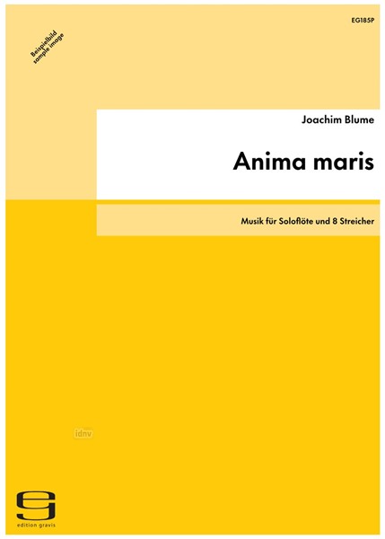 Anima maris für Soloflöte und 8 Streicher (1985)