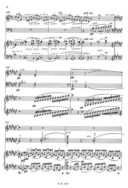 Verklärte Nacht Op. 4 für Streichtrio Verklärte Nacht Op. 4 für Streichtrio