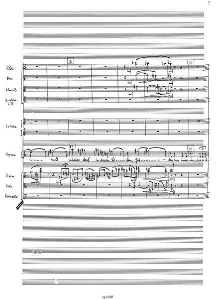 Im Wachen und im Träumen für Sopran und 8 Instrumente (1962) Im Wachen und im Träumen für Sopran und 8 Instrumente (1962)