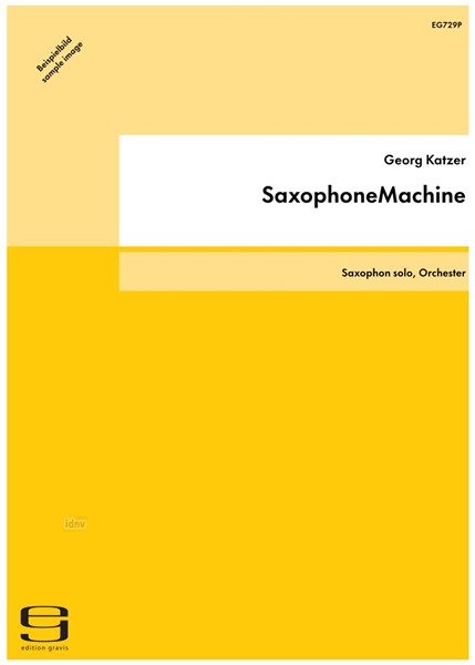 SaxophoneMachine für Saxophon und Orchester (2000)