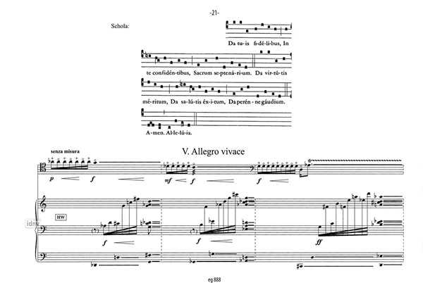 Fünf Versetti für Posaune und Orgel (2004)