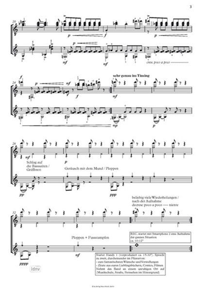 What is it like für zwei Gitarren What is it like für zwei Gitarren
