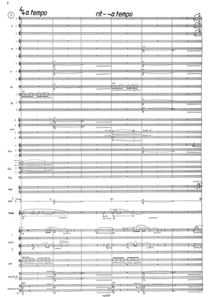 Left Silence für Mezzosopran und großes Orchester (1996/97) Left Silence für Mezzosopran und großes Orchester (1996/97)