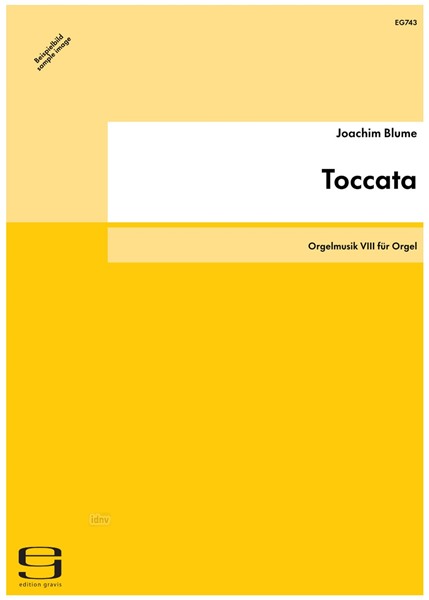 Toccata für Orgel (2000)