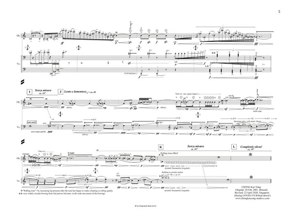 Liu-Xu-Fei für Oboe und Violoncello (2001) Liu-Xu-Fei für Oboe und Violoncello (2001)