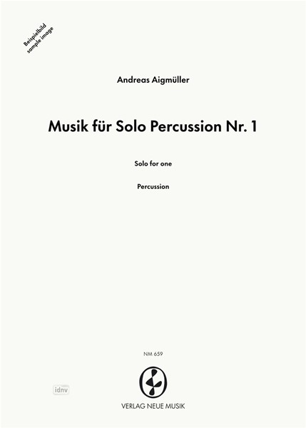 Musik für Solo Percussion Nr. 1 (1984)