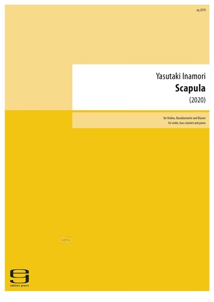 Scapula für Violine, Bassklarinette und Klavier (2020) Scapula für Violine, Bassklarinette und Klavier (2020)