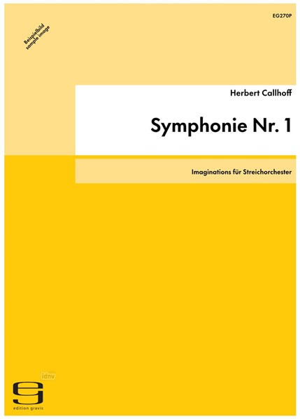 Symphonie Nr. 1 für Streichorchester (1990)