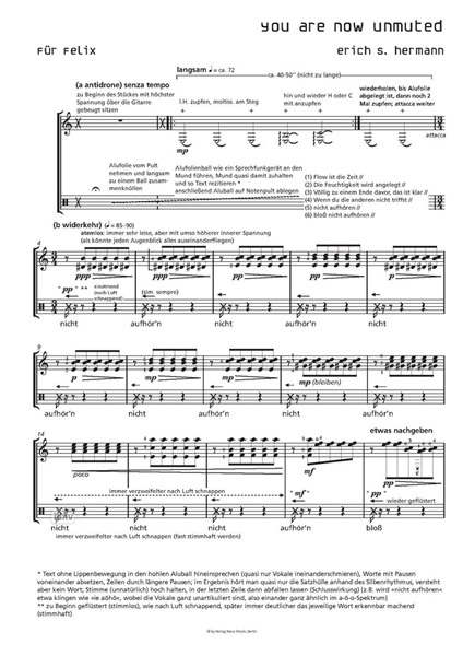 you are now unmuted für Gitarre solo you are now unmuted für Gitarre solo