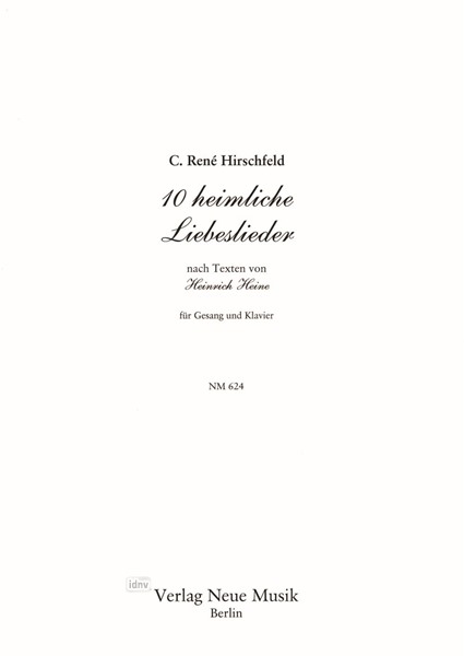 10 heimliche Liebeslieder für Gesang und Klavier