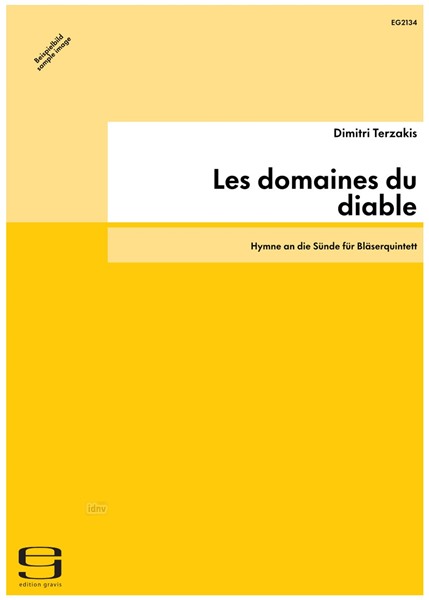 Les domaines du diable für Bläserquintett (2013-14) Les domaines du diable für Bläserquintett (2013-14)