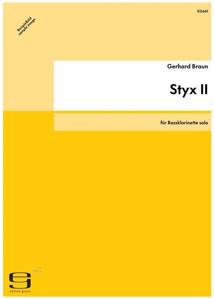 Styx II für Bassklarinette solo (1999)