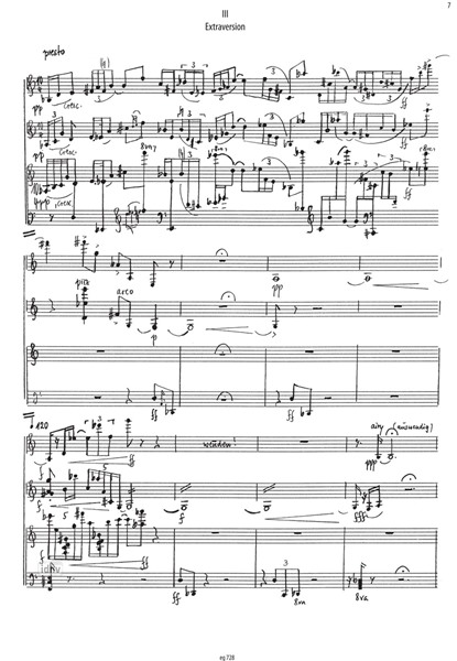 Drei disparate Essays für Klarinette, Violine und Klavier (1995) Drei disparate Essays für Klarinette, Violine und Klavier (1995)