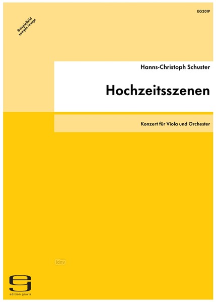 Hochzeitsszenen für Viola und Orchester (1987)