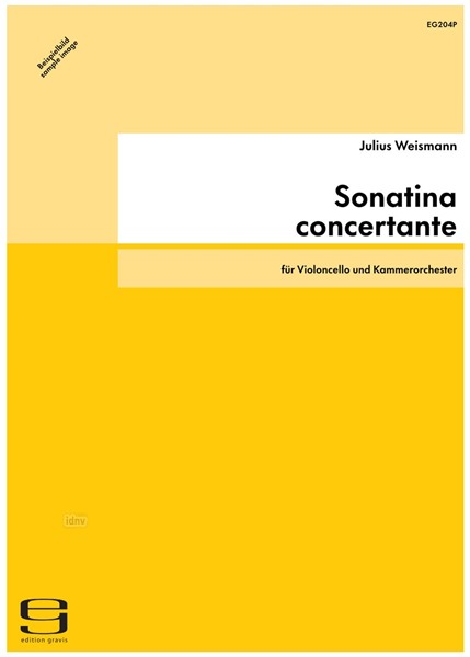 Sonatina concertante für Violoncello und Kammerorchester op. 137a (1941 (postum))