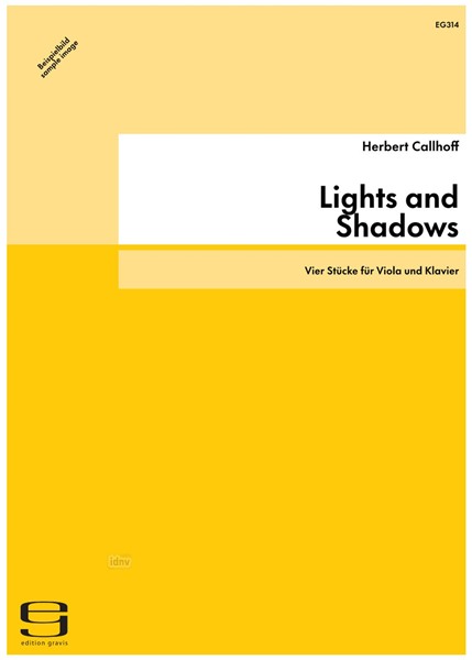 Lights and Shadows für Viola und Klavier (1992)