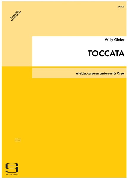 Toccata für Orgel (1986)
