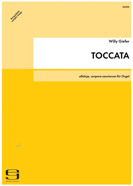 Toccata für Orgel (1986) Toccata für Orgel (1986)