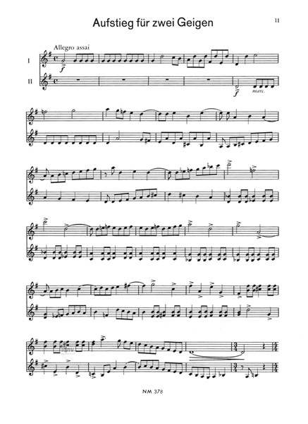 Spatzenmusik für 2, 3 und mehr Geigen Spatzenmusik für 2, 3 und mehr Geigen