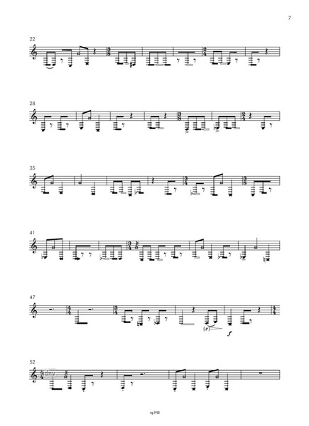 Studie für mikrofonierte Bassklarinette für Bassklarinette und Elektronik (2017-2019) Studie für mikrofonierte Bassklarinette für Bassklarinette und Elektronik (2017-2019)
