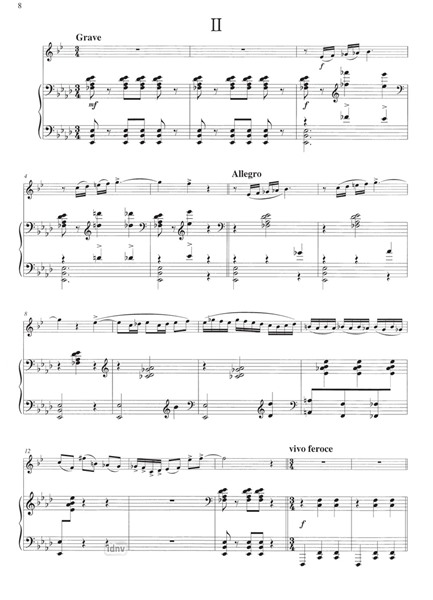 Sequenzen in Es für Tenor-Saxophon und Klavier (1996)