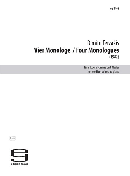 Vier Monologe für mittlere Stimme und Klavier (1982)