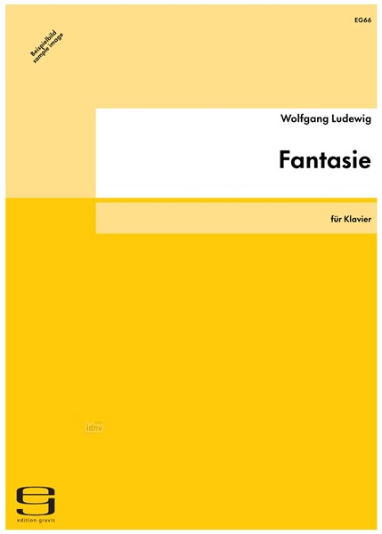 Fantasie für Klavier (1954/85) Fantasie für Klavier (1954/85)