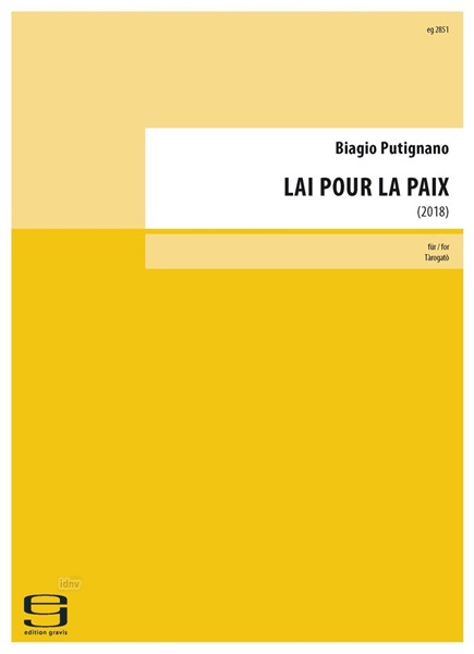 LAI POUR LA PAIX für Tàrogatò (2018)