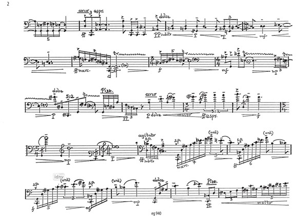 Aufruf/Proclamation für Violoncello solo (2004) Aufruf/Proclamation für Violoncello solo (2004)