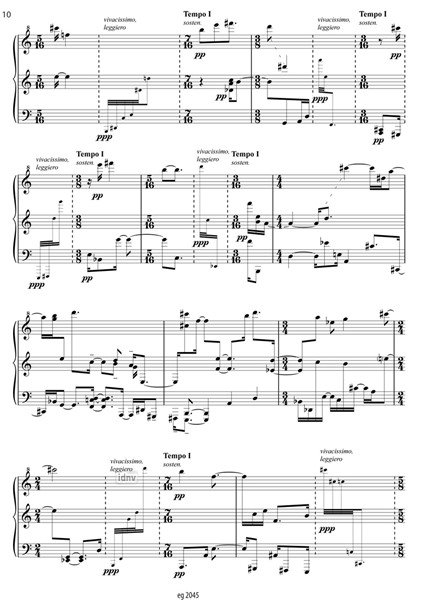 Unvollständige Skale, absteigend für Klavier (2013) Unvollständige Skale, absteigend für Klavier (2013)