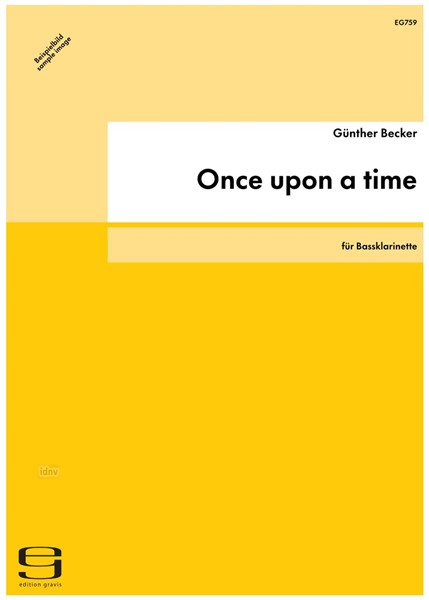 Once upon a time für Bassklarinette (2000)