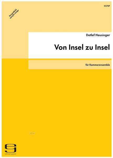 Von Insel zu Insel für Kammerensemble (1985/86)