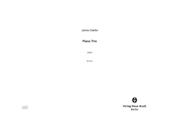 Piano Trio für Klaviertrio (2001) Piano Trio für Klaviertrio (2001)