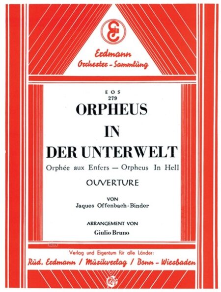 Orpheus in der Unterwelt für Salon-Orchester