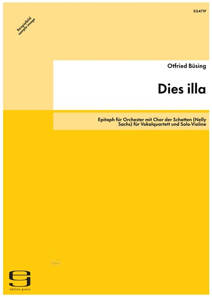 Dies illa für Vokalquartett und Solo-Violine (1995)