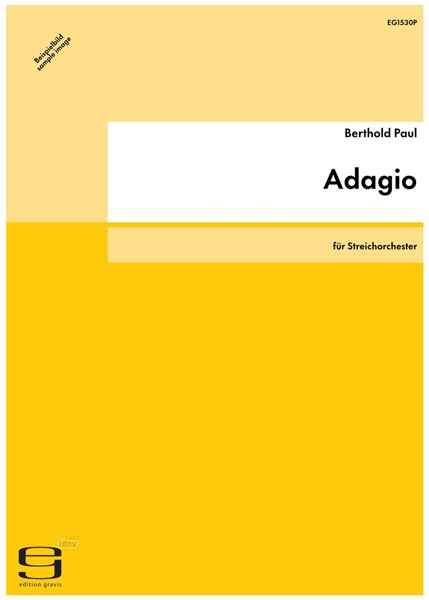 Adagio für Streichorchester op. 27 (1978)