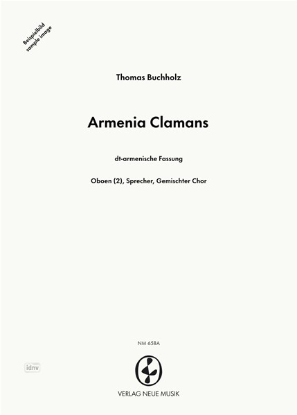 Armenia Clamans für 2 Oboen, Sprecher und gemischten Chor (1999)