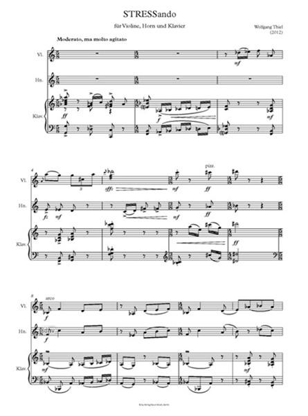 STRESSando für Violine, Horn und Klavier (2012) STRESSando für Violine, Horn und Klavier (2012)