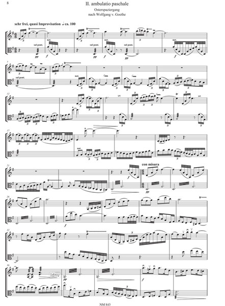In Eile & Pausa et turba für Violine und Viola In Eile & Pausa et turba für Violine und Viola