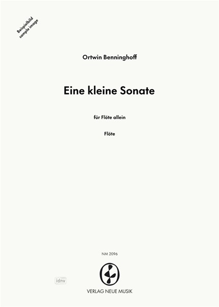 Eine kleine Sonate für Flöte allein