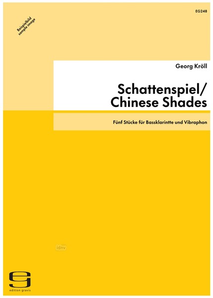 Schattenspiel - Chinese Shades für Bassklarintte und Vibraphon (1986)