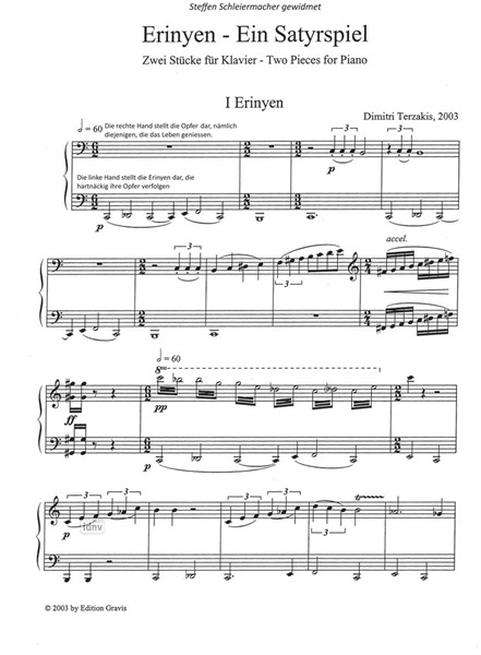 Erinyen–Ein Satyrspiel für Klavier (2003) Erinyen–Ein Satyrspiel für Klavier (2003)
