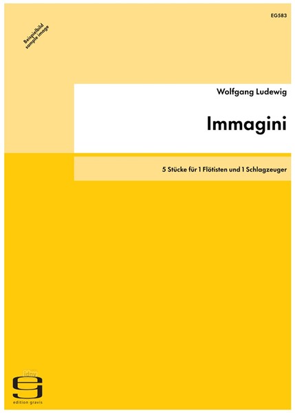 Immagini für 1 Flötisten und 1 Schlagzeuger (1995) Immagini für 1 Flötisten und 1 Schlagzeuger (1995)