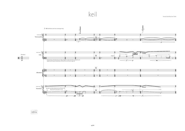 keil für vier Instrumente (2021) keil für vier Instrumente (2021)