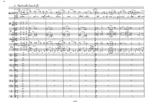 Sinfonie II >Jerusalem< für Orchester und Bariton solo (1994) Sinfonie II >Jerusalem< für Orchester und Bariton solo (1994)