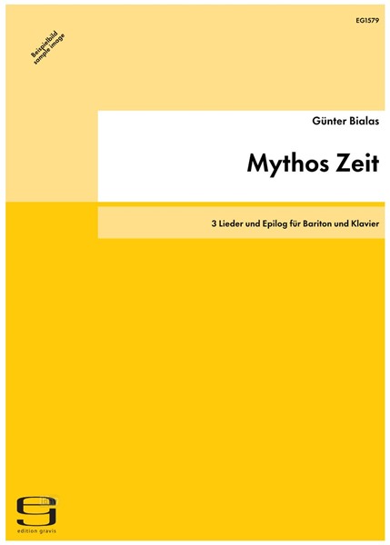 Mythos Zeit für Bariton und Klavier (1983)