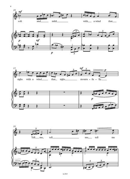 Tell me für Sopran und Klavier (2021) Tell me für Sopran und Klavier (2021)