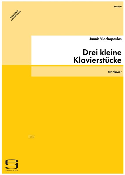 Drei kleine Klavierstücke für Klavier (1973)