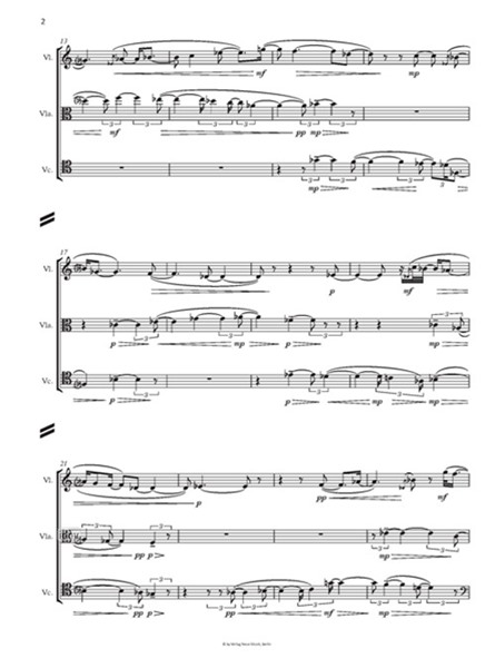 Della Pietà for string trio (1993/94)