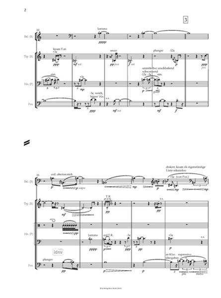 Unirii für Bassklarinette, Trompete, Horn und Posaune mit Trillerpfeifen und Vuvuzela (2017) Unirii für Bassklarinette, Trompete, Horn und Posaune mit Trillerpfeifen und Vuvuzela (2017)